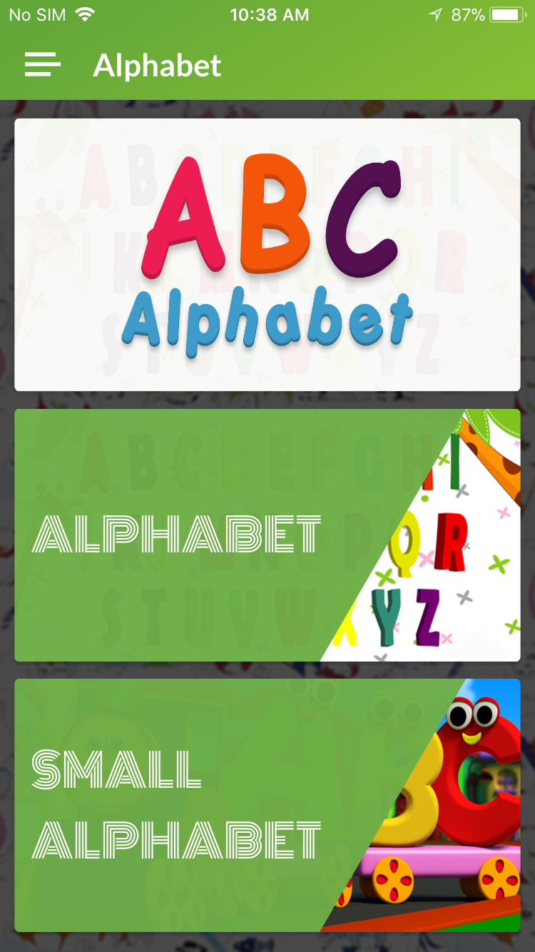 Ios Alphabet By Viaviwebtech Codecanyon